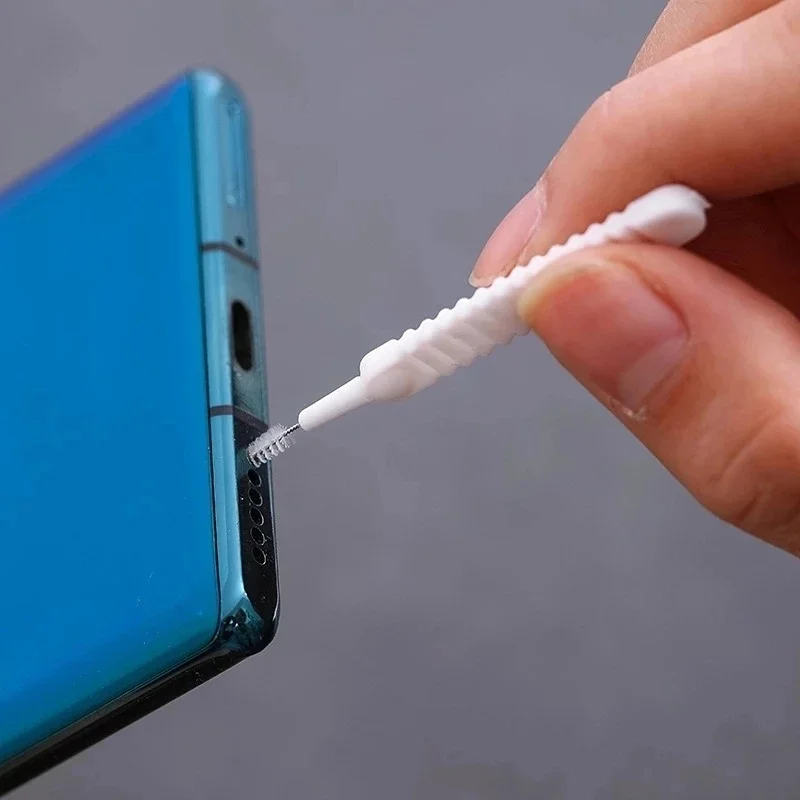 12PCS Cleaning Brush Mini Mobile Phone Charging Port Dedusting Brush Shower Dust Cleaning Brush Computer Keyboard Cleaning Tool