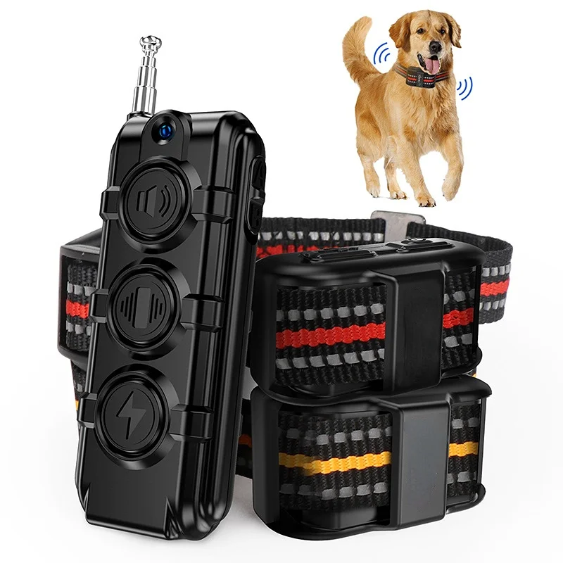 

Puppy Small Dog Training Collar Rechargeable Anti Bark Dog Electric Collar Waterproof Remote Control 400M Pet Product