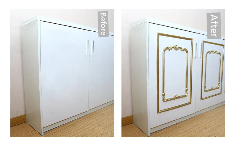 3D ПВХ домашняя декоративная Мягкая самоклеящаяся клейкая отделка для стен рамка