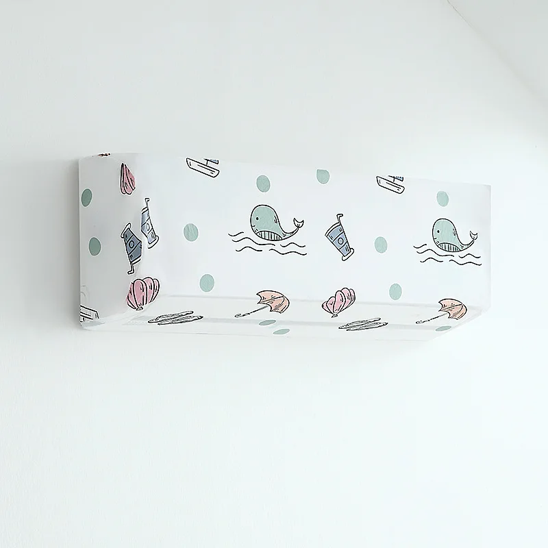 

Home Bedroom Washable Air Conditioner Dust Cover Wall Hanging All-inclusive Covers Cloth Air Conditioner PEVA Protective Cover