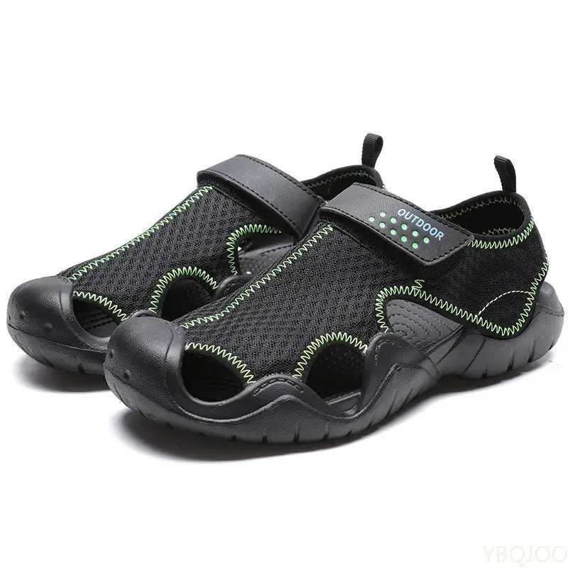 

Summer New Mens Sandals Mesh Deck Lightweight Beach Sandals Fisherman Shoes For Men Outdoor Shoe