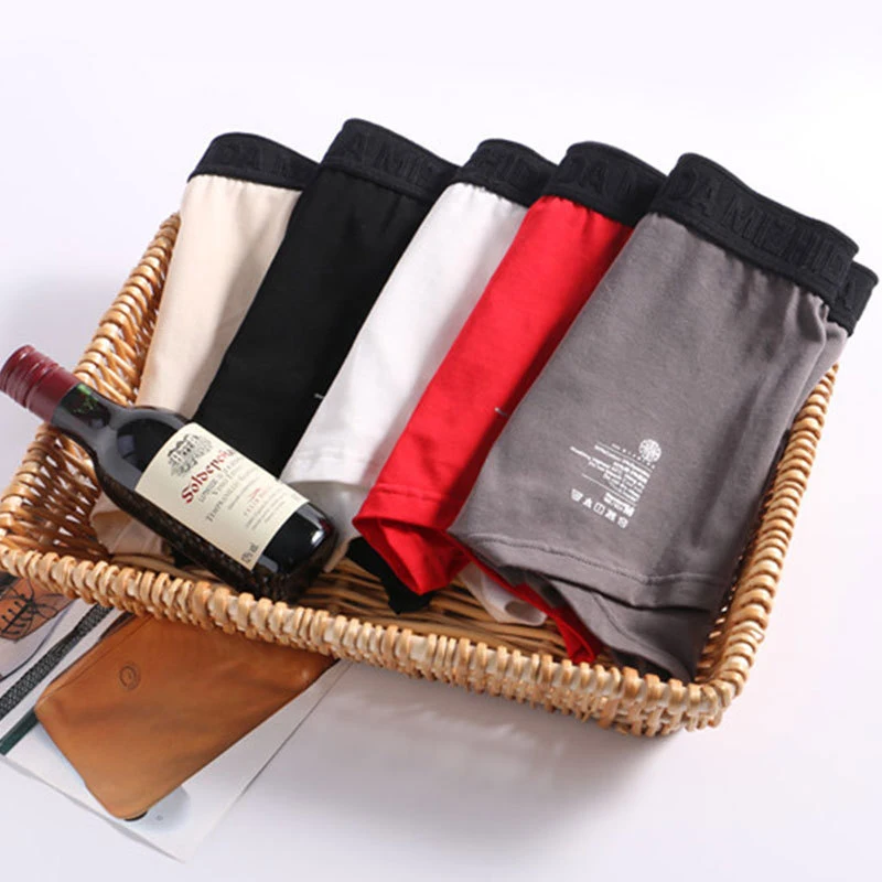 Нижнее белье Мужские трусы боксеры сексуальные Комплект трусов для геев U