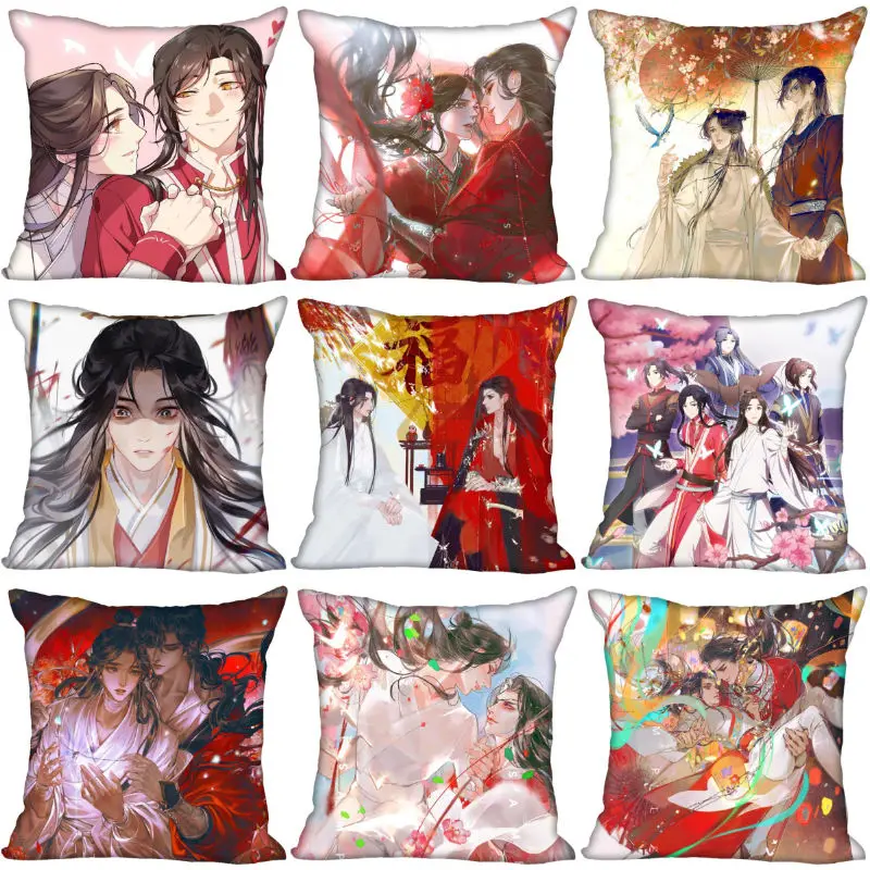 

Новое поступление, наволочка Tian Guan Ci Fu для спальни, домашней свадьбы, декоративная наволочка, квадратные искусственные Чехлы, мягкие, не выц...