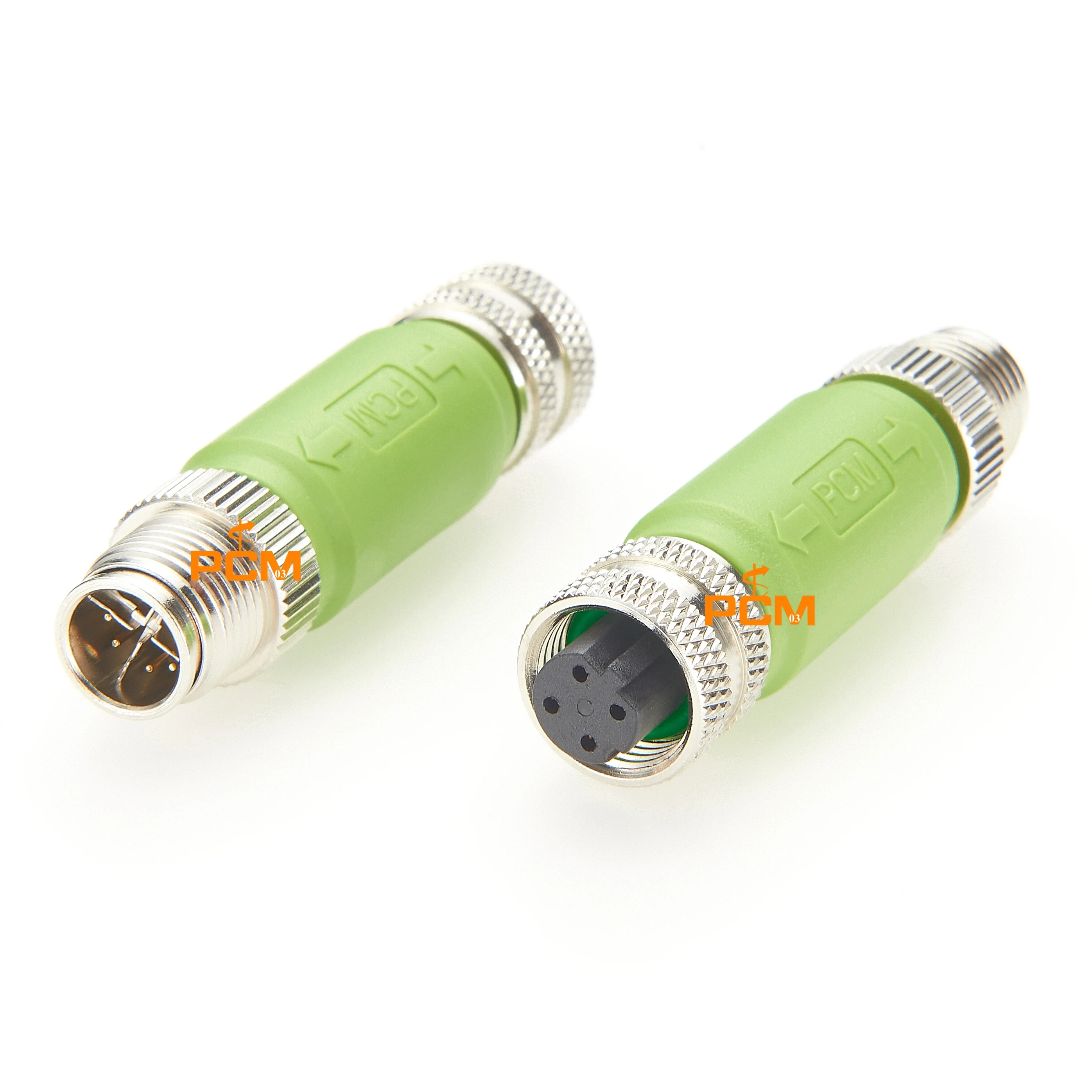Фото Промышленный Ethernet-адаптер M12 X-кода «папа» на M12 D-код «мама», IP67, Cat5e PoE для камеры с датчиком Siemens 6GK1901-0DE20-6AA0 №3