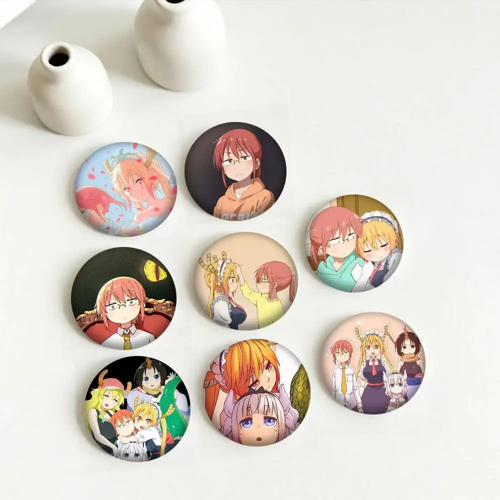 Фото Броши и значки A-Anime Dragon Maid Kobayashi 25 мм, 32 мм, 44 мм, 58 мм, 75 мм для аксессуаров и подарков №1