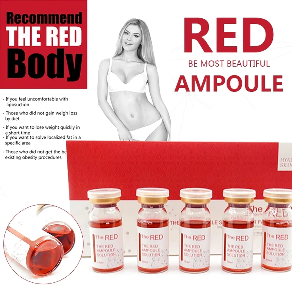 

The Red Ampoule Solution Lose Weight Lipolytic Dissolve Fat Lipolysis For Hyaluron Pen Korean 10ml The Red