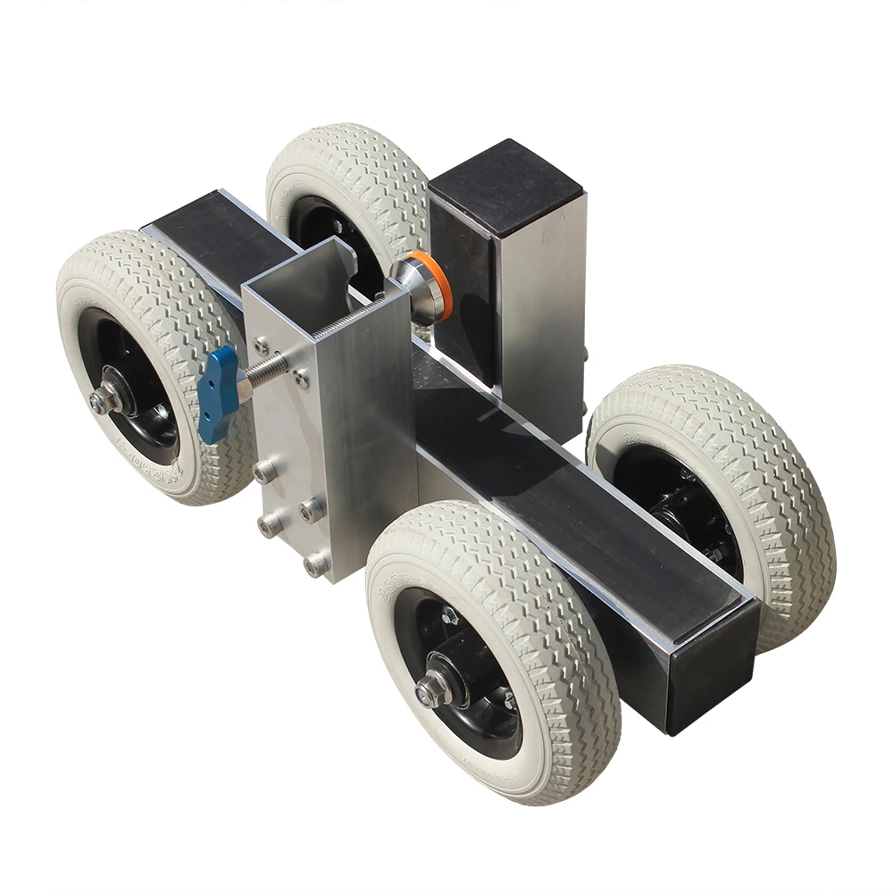 

Raizi Heavy Duty 8 Inch PU Foam Moving Side Brake Wheel Solid Gray Rubber Caster Tool Cart Trolley Wheel Universal Wheel
