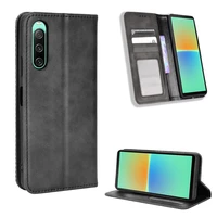 for sony 10 iv phone case flip scratch resistant leather wallet magnetic adsorption phone case sony xperia 10 iv phone case