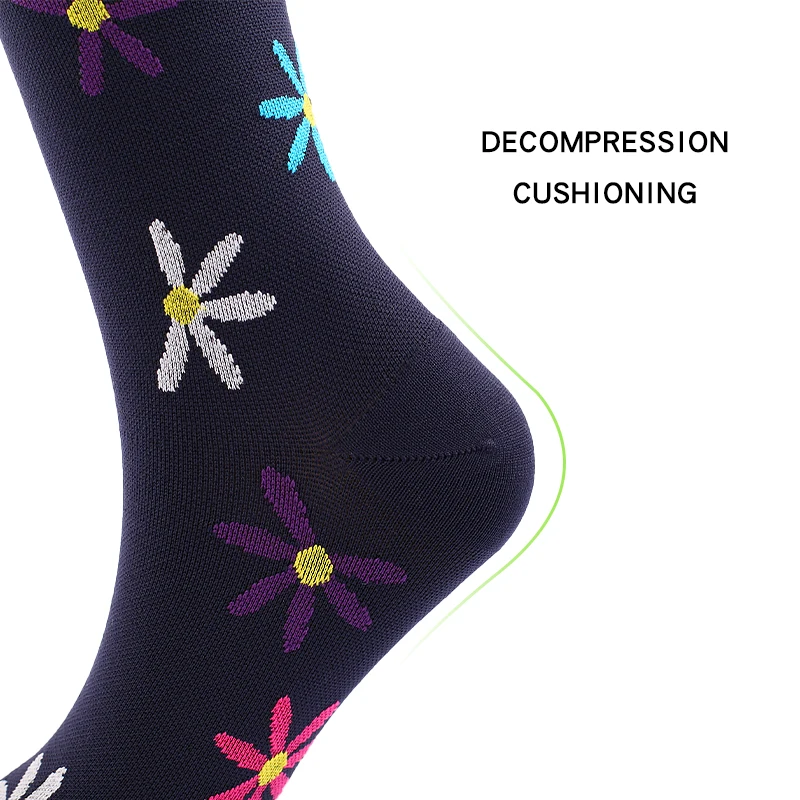 Compression Socks Women Medical Nursing 20-30mmHg Edema Diabetes Varicose Veins Running Compression Stockings
