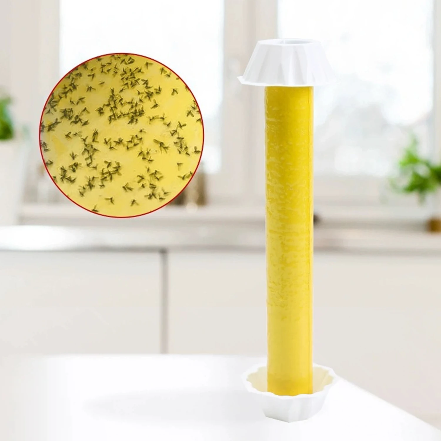 10 шт. супер липкая ловушка для фруктовых мух подвесная вредителей маленькая в