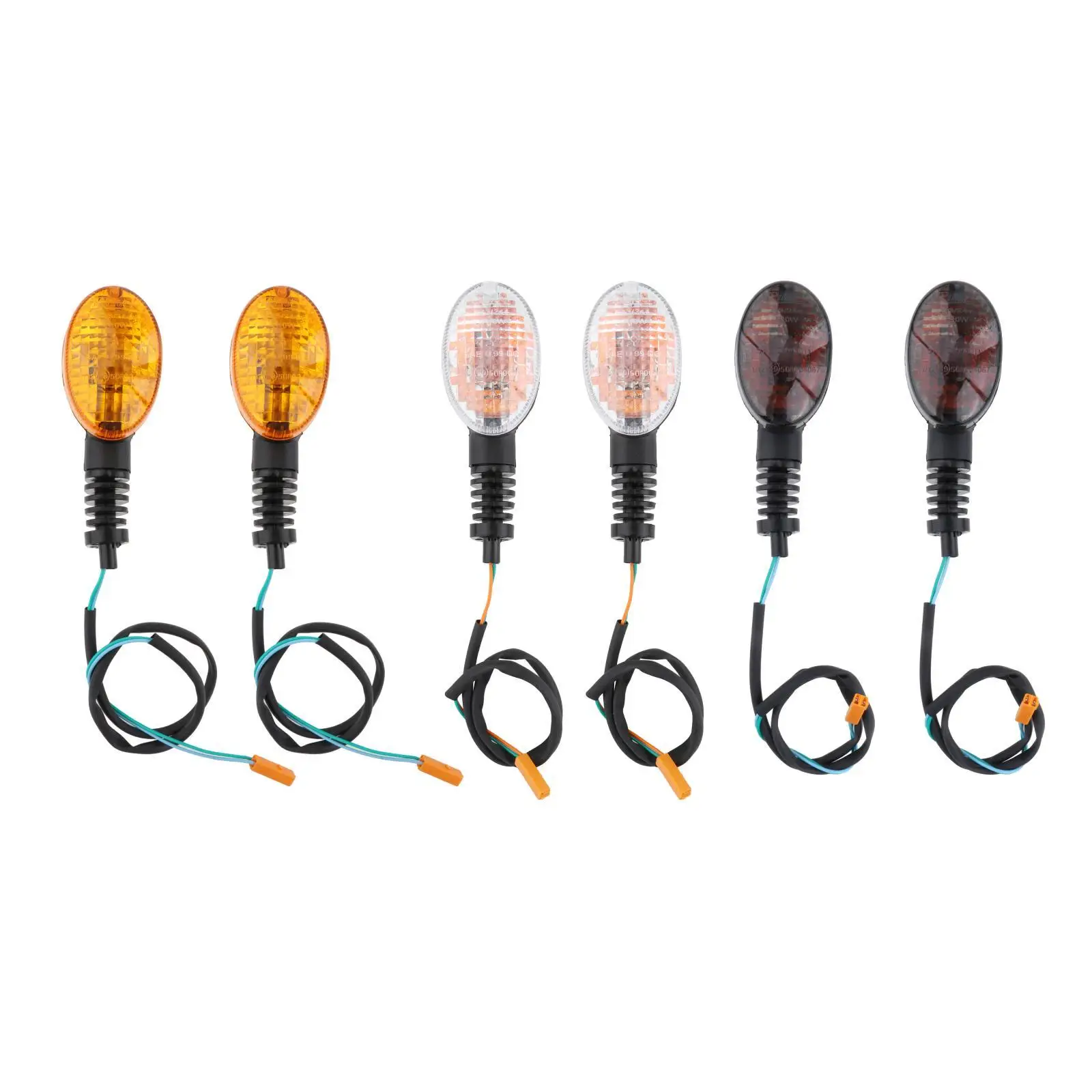 

2 Pieces Turn Signal Indicator LED Warning Lamp Fit for Kawasaki 250