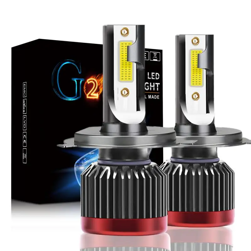 

H4 Car Headlights Superbright High And Low Beam Durable Waterproof Led Headlights 6000k 8000ml Car Light