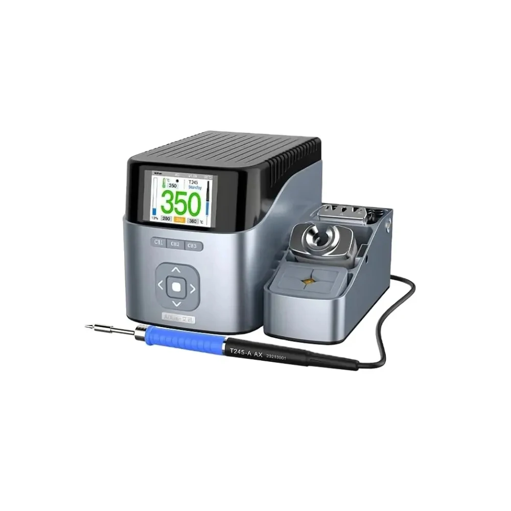 AIXUN T405 T410 Сварочная станция для печатных плат Электрический паяльник с ручкой и
