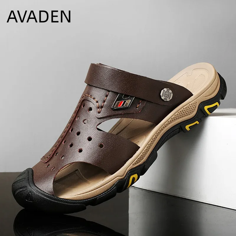 

Beach Sandals for Men Wear-Resistant Breathable Trendy All-match Comfortable Outdoor Round Toe Platform Casual Shoes Summer Main