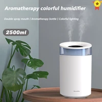 2 5l air humidifier aroma double diffuser large difuzer odor difusor room defuser house flavoring difuser aromatherapy humidifer