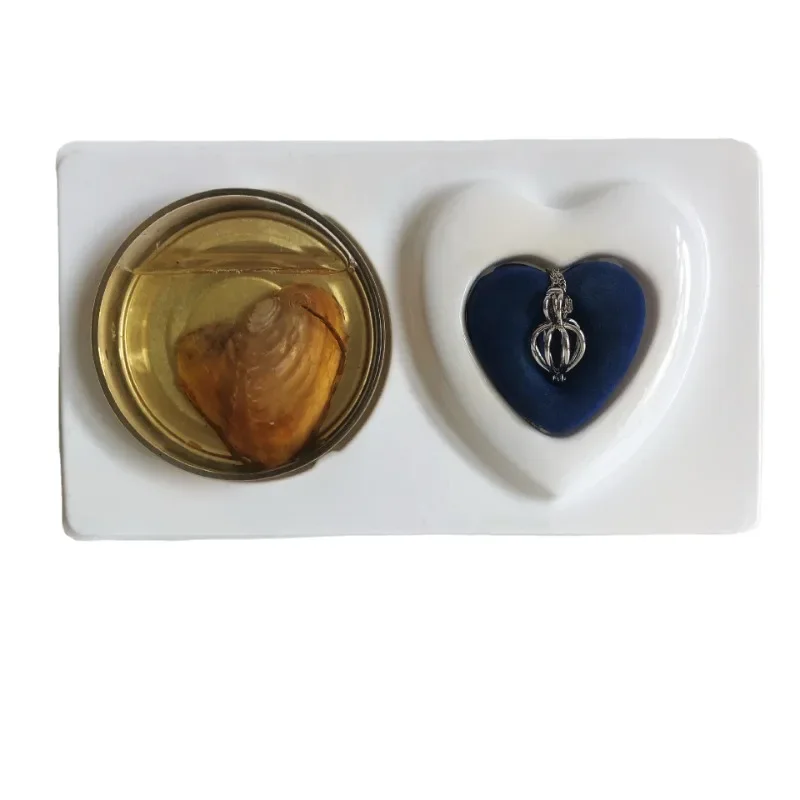 Ожерелье с подвеской в форме сердца из натурального пресноводного жемчуга