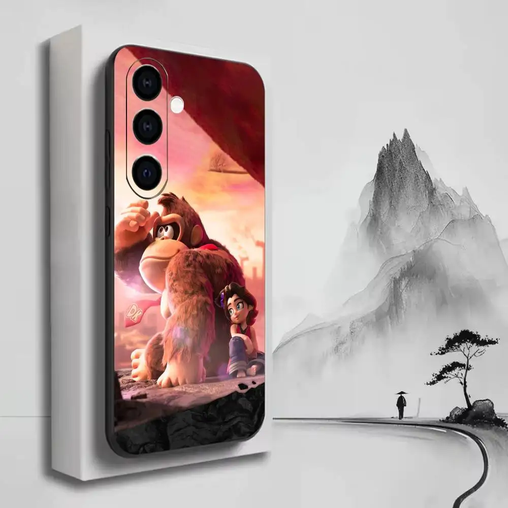 Фото Чехол для телефона Game Cool Boxer D-Donkey KongS, черный, мягкий силиконовый ТПУ для Samsung A72, A51, A70, A71, A53, A52, A73 №5