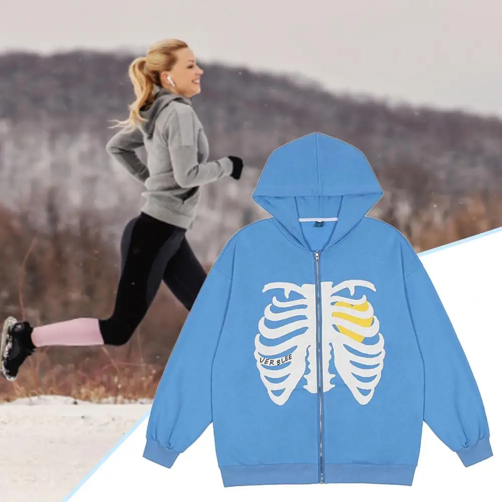 

Versatile Women Coat Wear Resistance Cotton Women Hooded Cardigan Coat Coldproof Cardigan Hoodie for Winter Sports