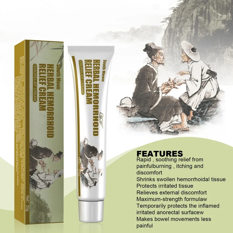 Травяная мазь от геморроя стерилизующий крем облегчение внешней анальной