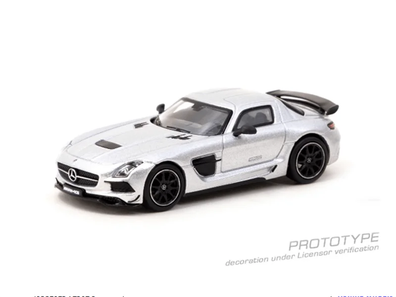 

(Pre-order) Tarmac Works 1:64 SLS Coupe Black Series Silver Metallic Diecast Model Car