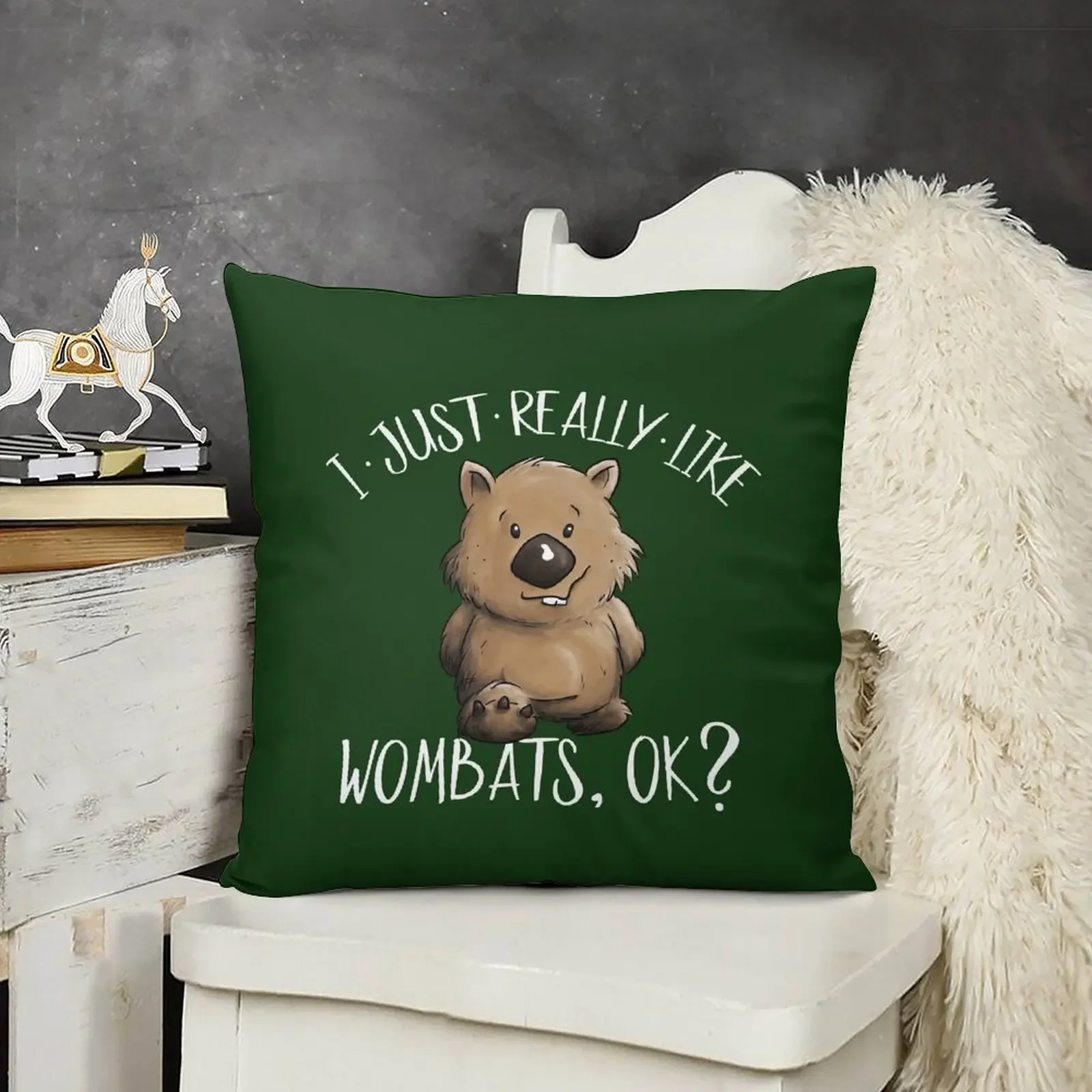 Я просто действительно как боевые косы в порядке? Милая декоративная подушка