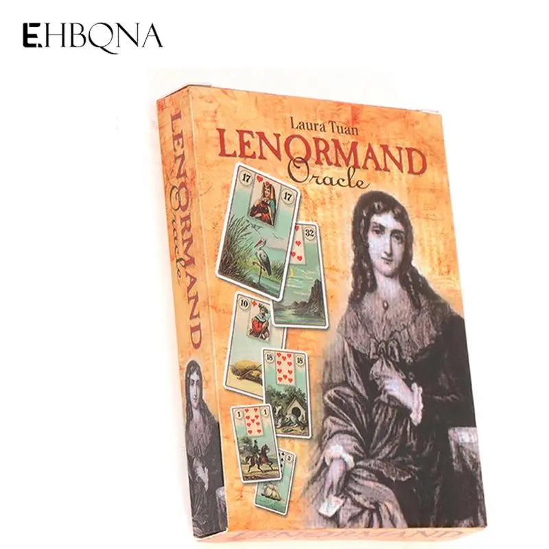 

Laura Tuan Lenormand Oracle Cards English Board Game Divination Predicts Games 7.5 * 10.5cm Multiplayer Multi Person Party Game
