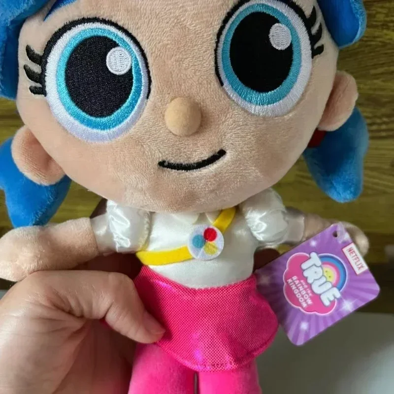 Плюшевая игрушка в стиле аниме истинное и Радужное Королевство настоящая кошка