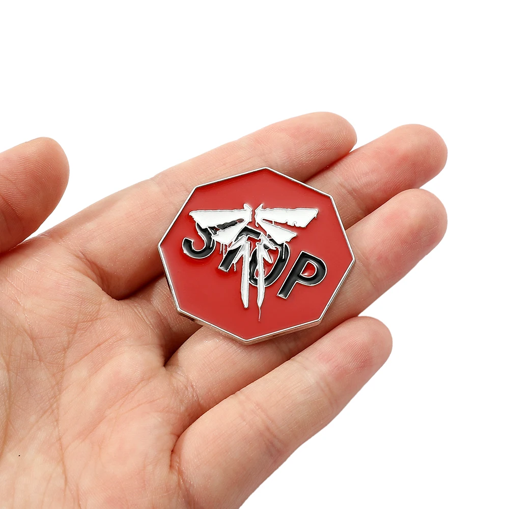 

Последние из нас Значки для рюкзака с логотипом Firefly металлические эмалированные Значки для одежды Аниме игры Броши Булавки на лацкан аксес...