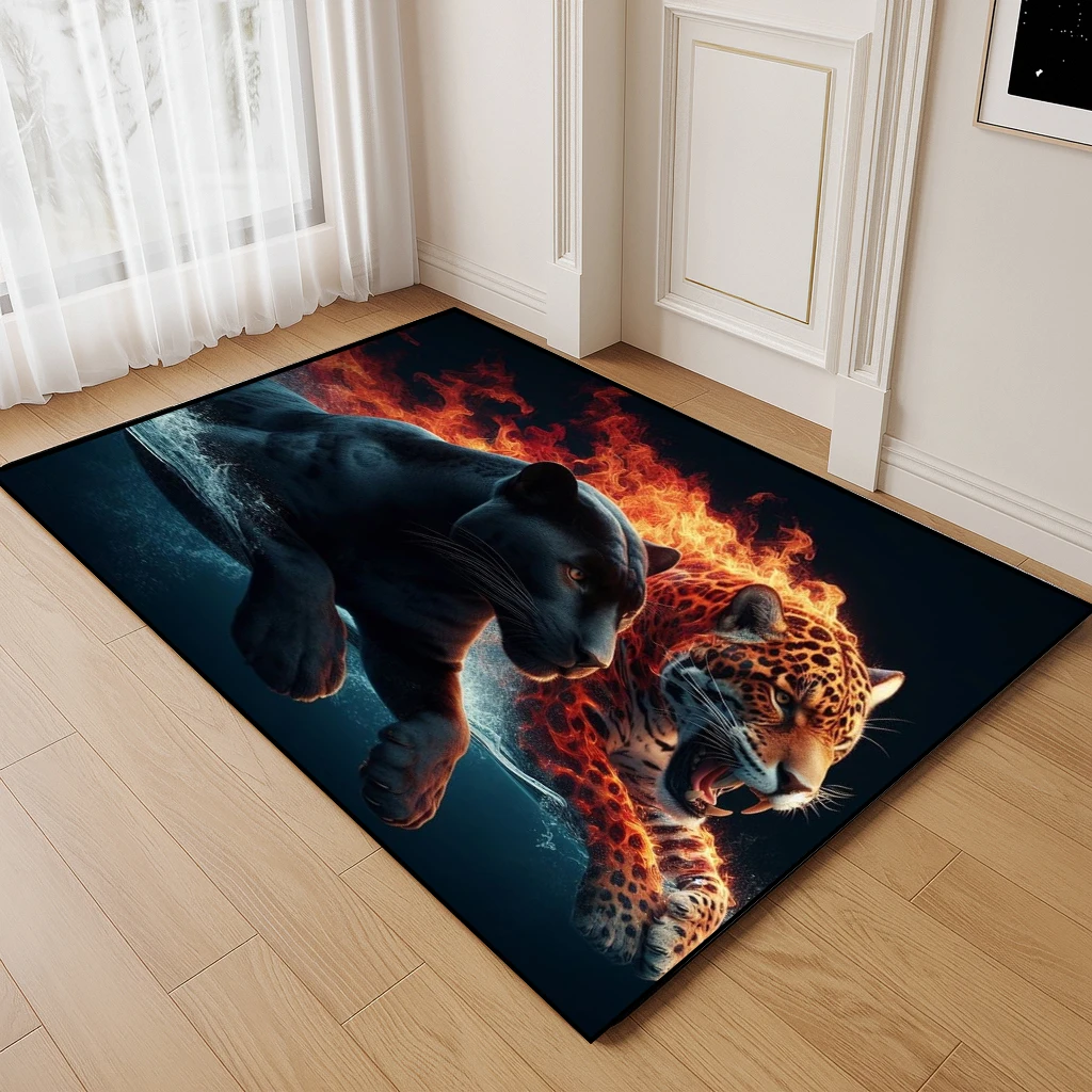 Леопардовый принт тигр пантера противоскользящий многофункциональный