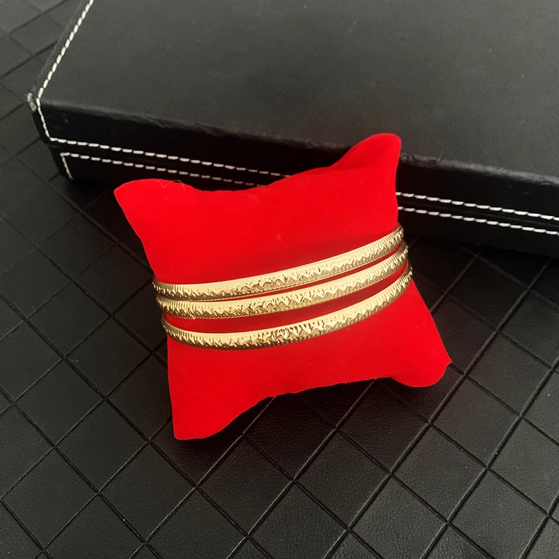 Африканский Дубайский Золотой цвет наборы браслетов для невесты позолоченный