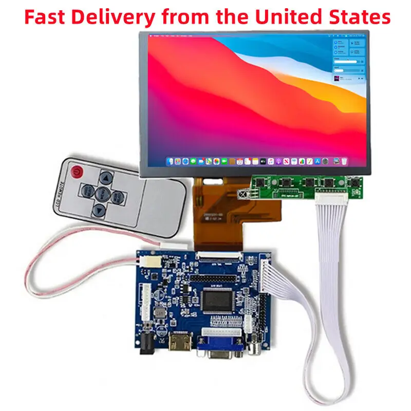 

5.0" 800*480 EJ050NA-01G RGB tft lcd screen module display panel HD MI VGA Board