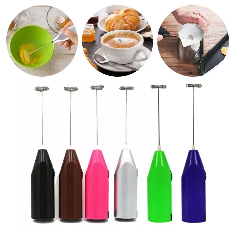 

Egg Beater Electric Milk Foamer Chocolate Milk Jugs Frother Whisk Mixer Hand for Coffee Cappuccino Kitchen Accessories