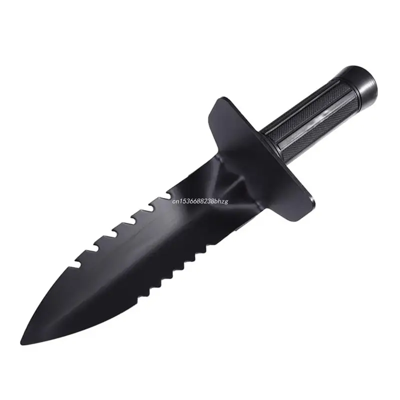 

Мини-Лопата для кемпинга с нескользящей ручкой, оцинкованный мастерок, портативный многофункциональный мастерок для кемпинга и сада, Пряма...