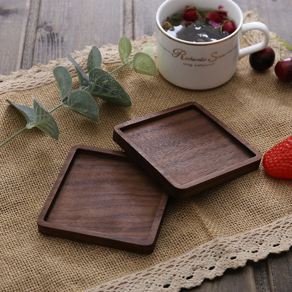 

Круглая Деревянная Подставка для чашки, 8,8 см