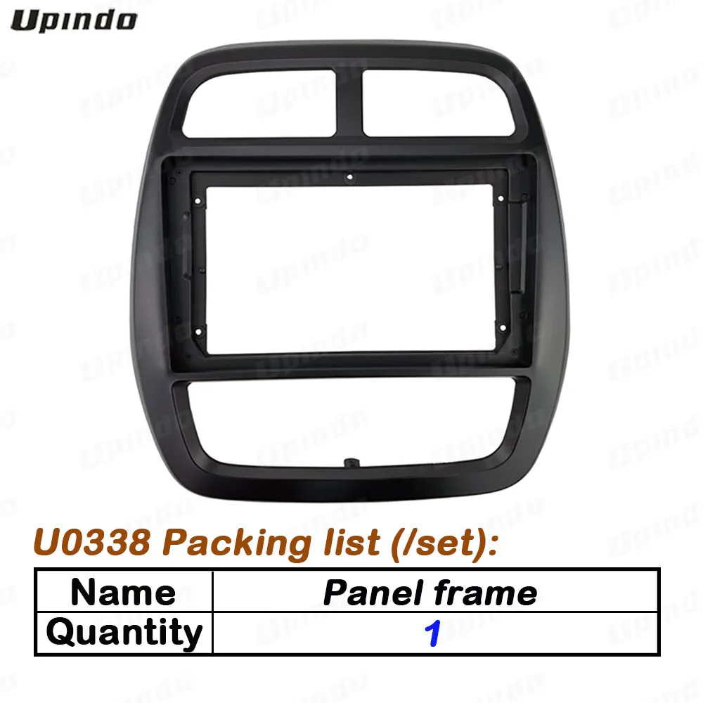 2 Din 9 Inch Car Radio Installation DVD GPS Mp5 ABS PC Plastic Fascia Plane Frame for RENAULT KWID 2016 Dash Kit | Автомобили и