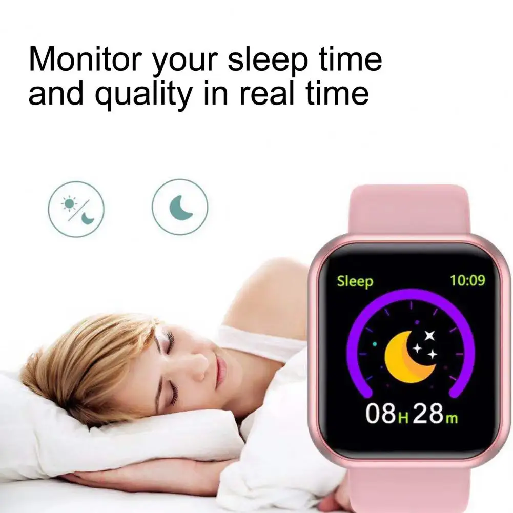 

Macaron Y68 pro Bluetooth Fitness Updated D20 Pro Smart Watch Tracker Watch Heart Rate Blood Pressure Smart Bracelet D20s Y68S