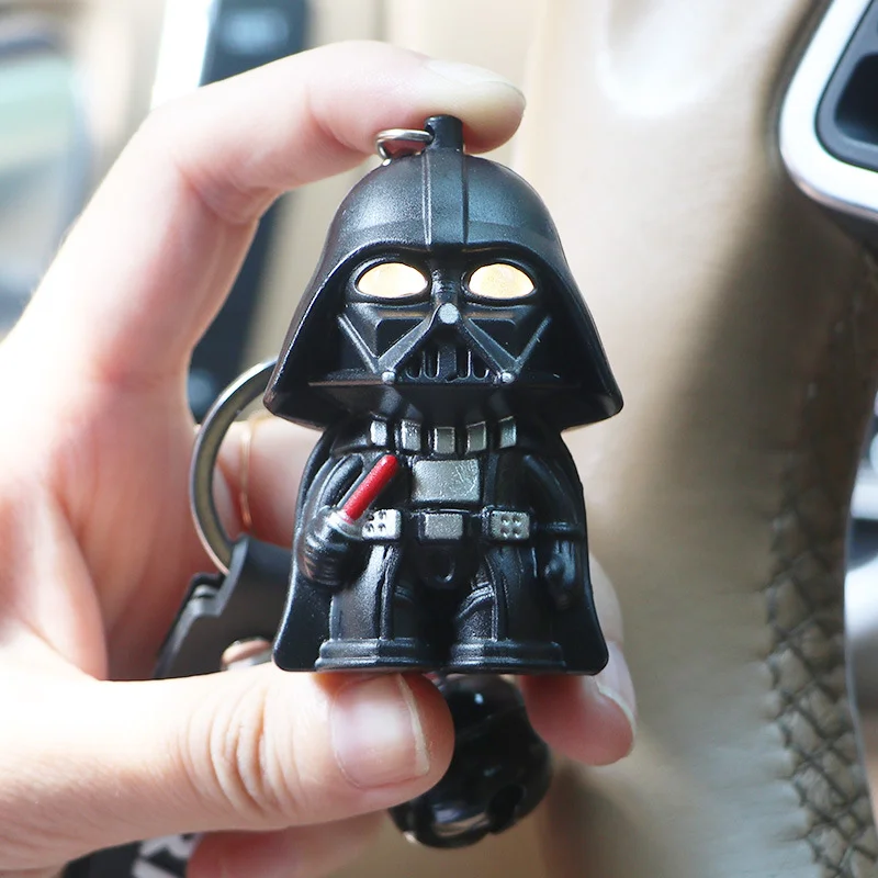 

Star Wars Darth Vader Imperial Stormtrooper Led Lighting Sound Keychains Creative Gifts Bagpack Pendant Figures Rings Kids Dolls