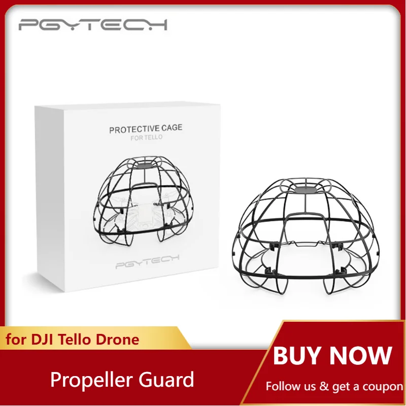 

PGYTECH Propeller Guard for DJI Tello Drone New Spherical Protective Cage Light Full Protection Protector for Tello Accessories