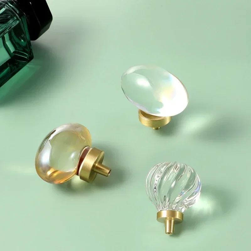 Шампанское/овальной формы дизайнерские ручки для шкафа ручка кухонного декор