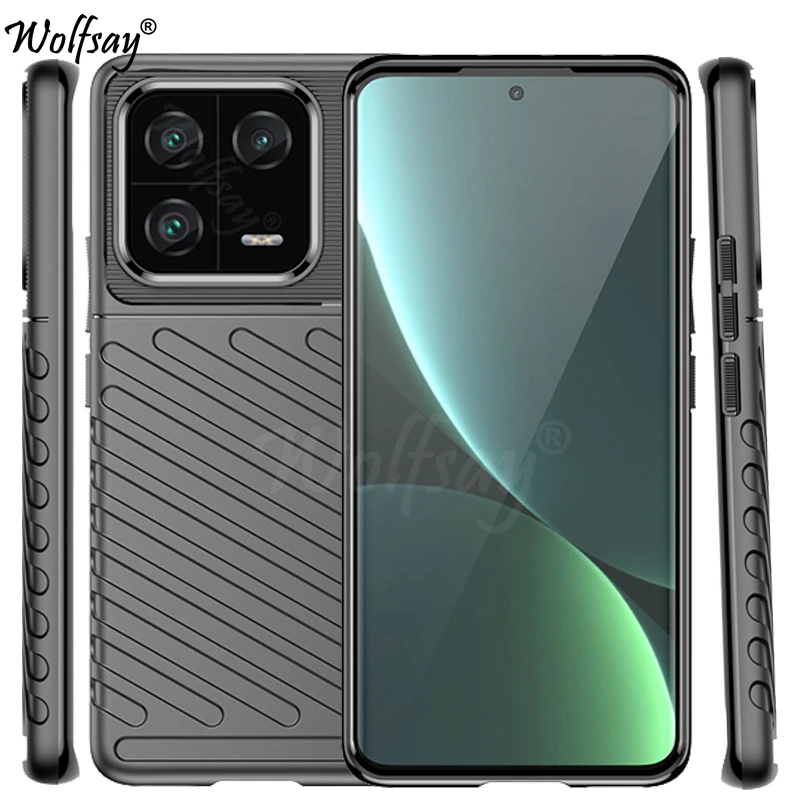 

Прочный чехол из волокна для Xiaomi 13 Pro, чехол с полным покрытием для Xiaomi 13 Pro, чехол для Xiaomi 12 12X 12T 13 Pro 12S Ultra