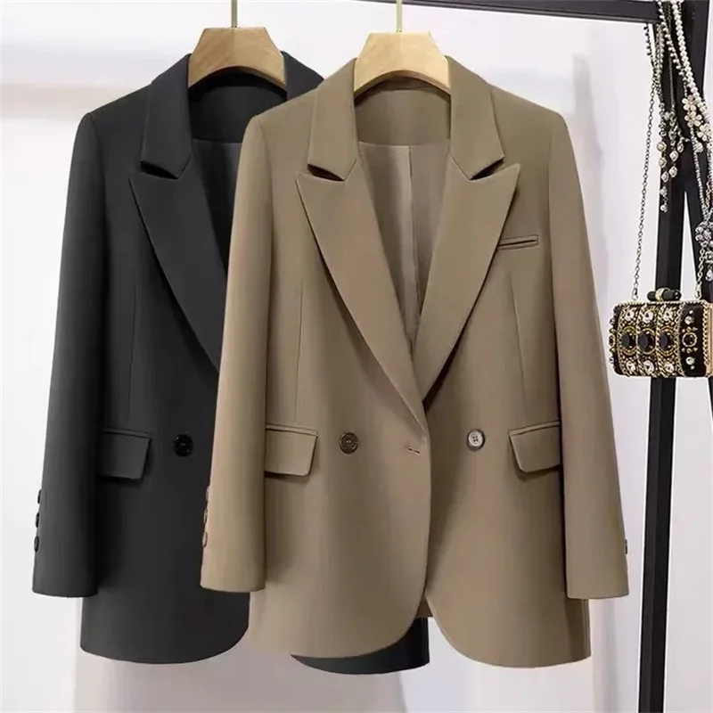 

2022 New Ladies Women Blazer Long Sleeve Blaser Women Suit Jacket Female Feminine Blazer Femme Black Coat Blazers