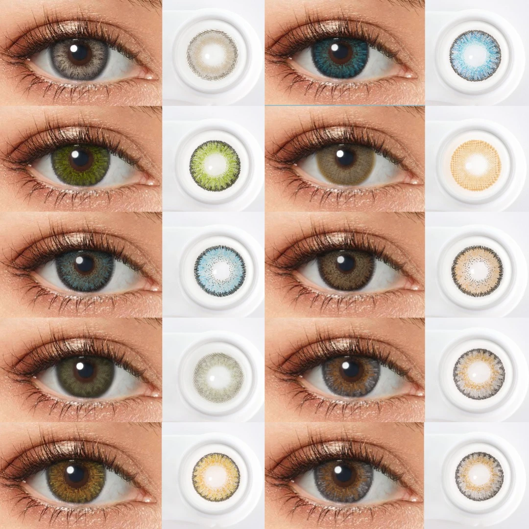 

Colored Contacts Lenses Eye Color 3 Tone Iris Eye Contacts With Color Contact Lenses For Eyes Natural Pupils Contact Lens Yearly