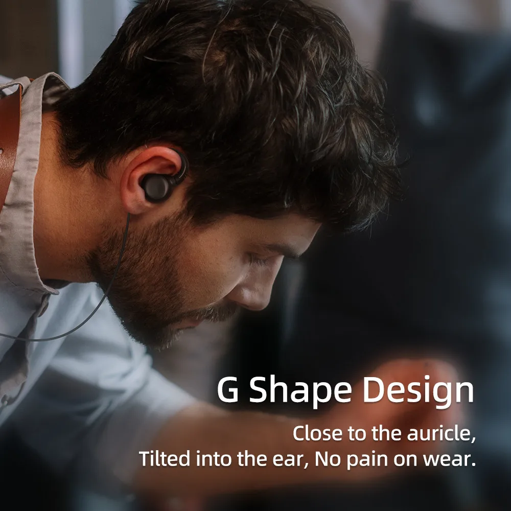 Original 2 PIN Earpiece Headset PTT MIC Walkie Talkie 180 Swivel Ear Hook Interphone Earphone for BAOFENG UV5R UV10R UV16KENWOOD