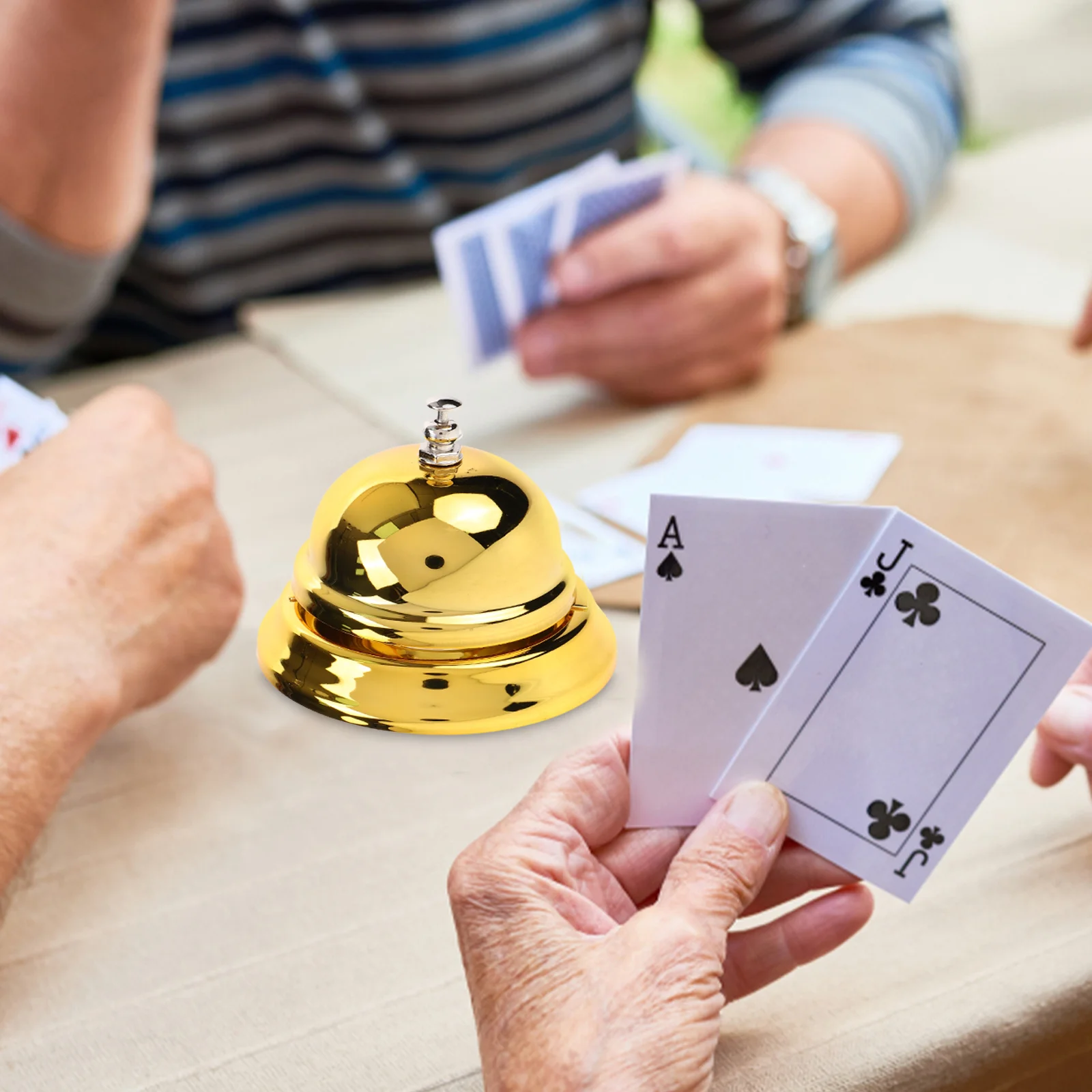 Дверной звонок Стол для приема клиентов Модный Классический золотой пожилых