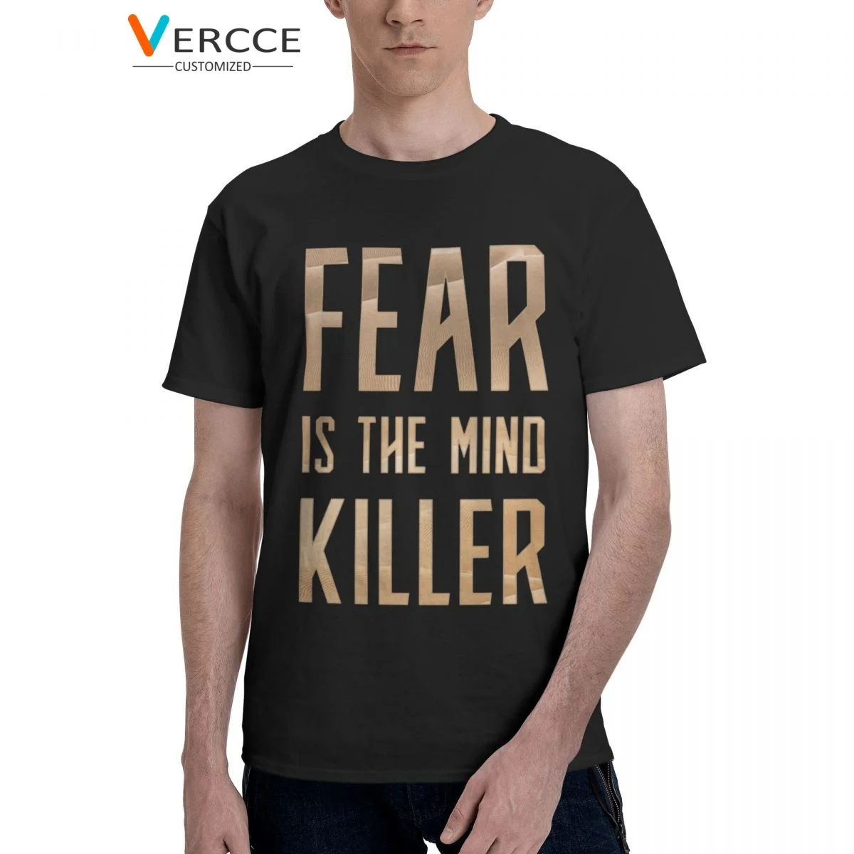 

Dune Fear Is The Mind Killer T Shirt 100% Cotton Tees Crewneck Clothing Men Women Tshirt Unique Gift Idea