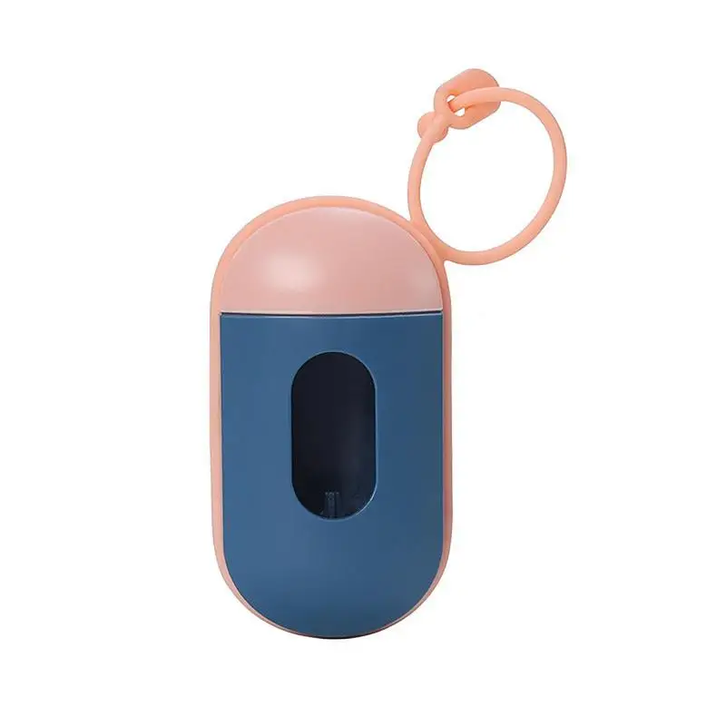Pet Trash Bag Dispenser Portable And Compact Pet Litter Bag Holder Set Portable And Mini Outdoor Pet Trash Box