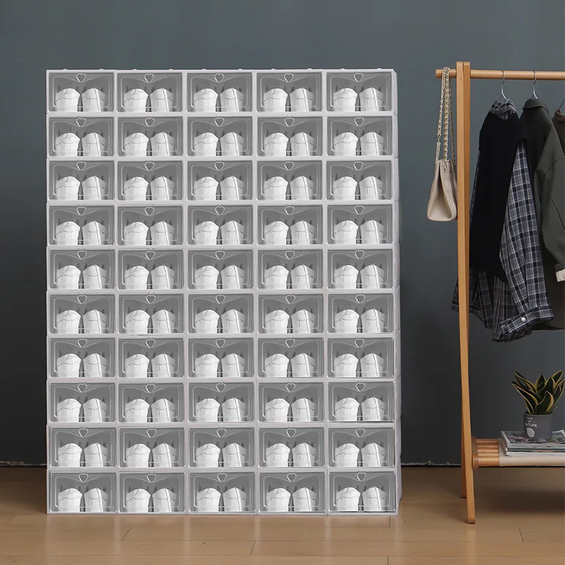 

Складная коробка для обуви, прозрачный шкаф для обуви, прозрачный шкаф для хранения