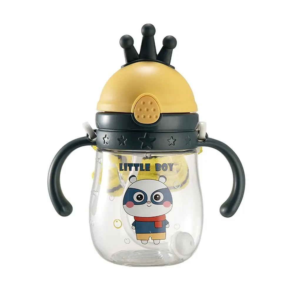 Милый мультяшный летний медведь большой емкости с соломинкой пипетка бутылка