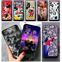 disney minnie mickey mouse phone case for oppo realme v11 x3 x50 q5i gt gt2 neo2 neo3 c21y c3 9 9i 8 8i 7i pro master black