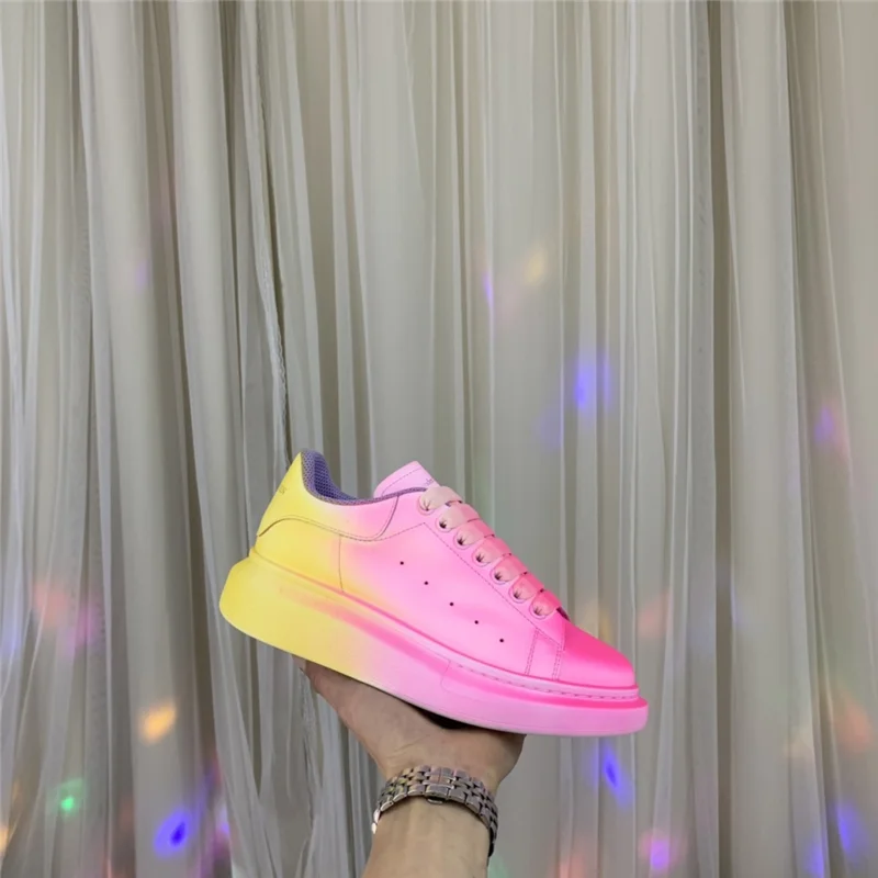 

F.N.Jack Mens shoes Men's Sneakers Genuine leather shoe Designer shoes Men luxury sneakers Zapatos de hombre Mens pink shoes